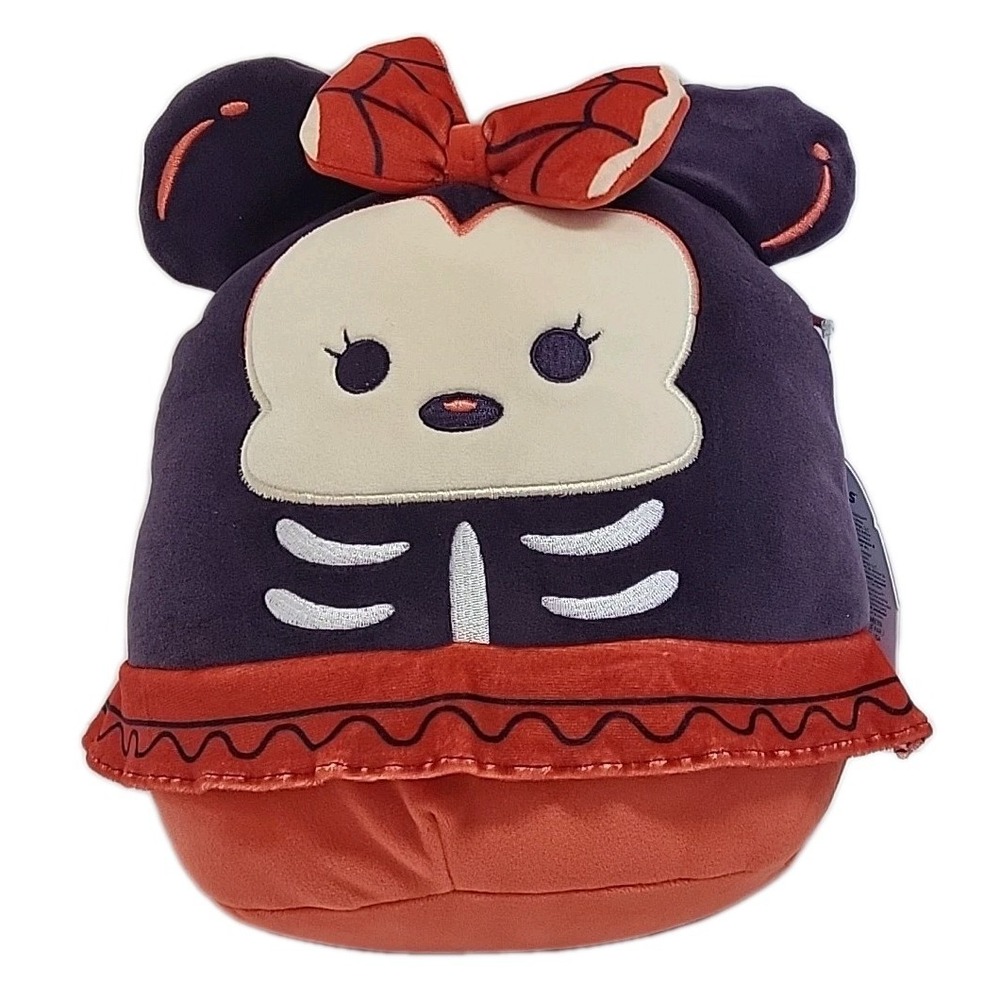 2025 Squishmallows Minnie Mouse Skeleton Disney 8 Inch Soft Plush NWT‎ Kids Toy